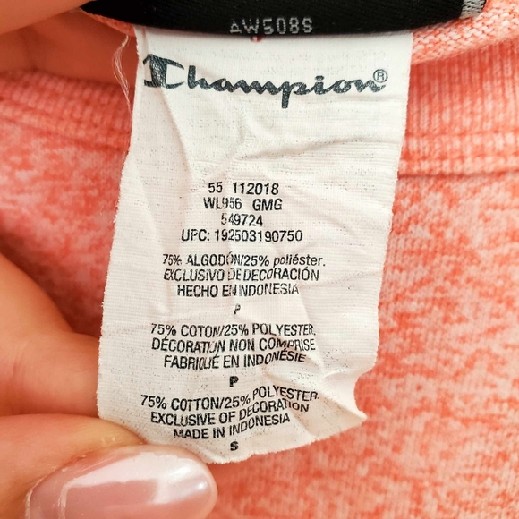 Champion Cropped Tee, Script Logo - Picture 8 of 8